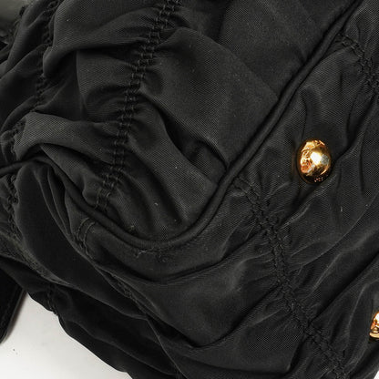 Prada Tessuto Gaufre Tasche aus schwarzem Nylon