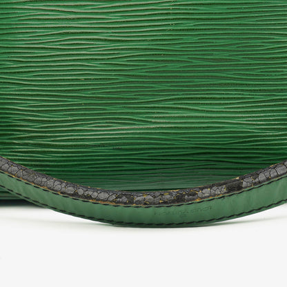 Louis Vuitton Petit Noe Schultertasche aus grünem EPI Leder