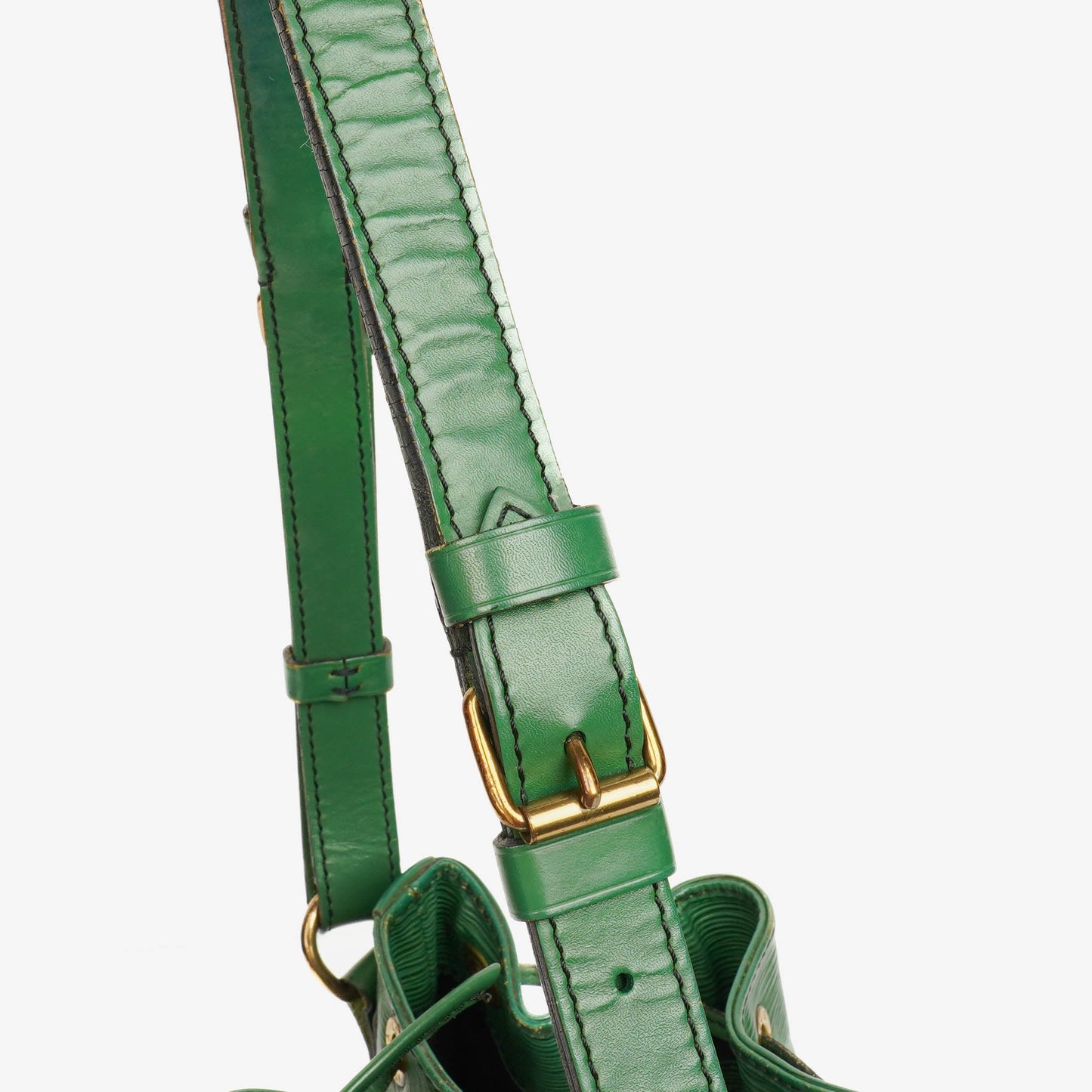 Louis Vuitton Petit Noe Schultertasche aus grünem EPI Leder