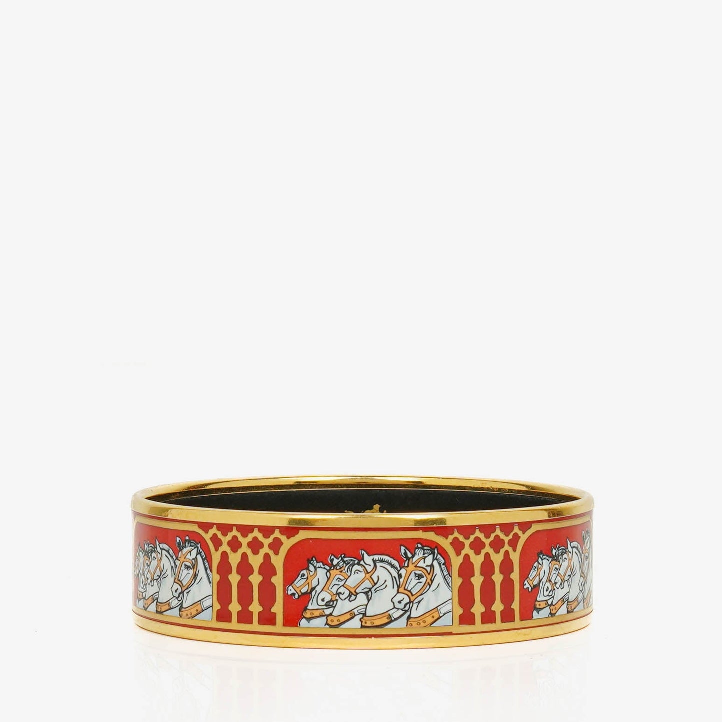 Hermès Armreif aus Emaille „Grand Apparat“