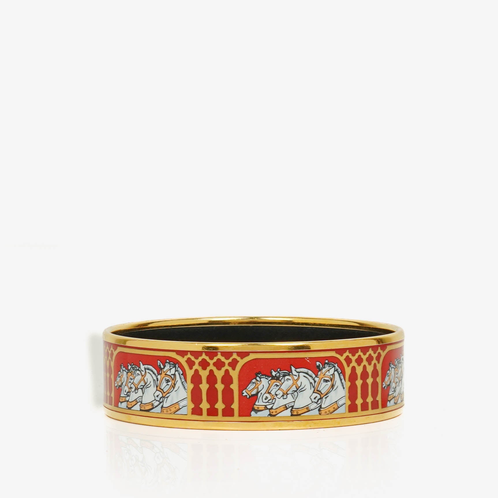 Hermès Armreif aus Emaille „Grand Apparat“