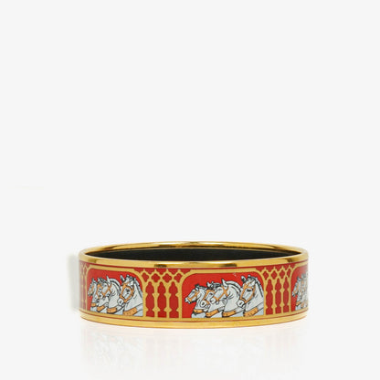 Hermès Armreif aus Emaille „Grand Apparat“