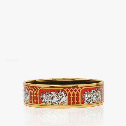 Hermès Armreif aus Emaille „Grand Apparat“