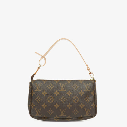 Louis Vuitton Pochette Accessoires Clutch-Handtasche aus Monogram Canvas