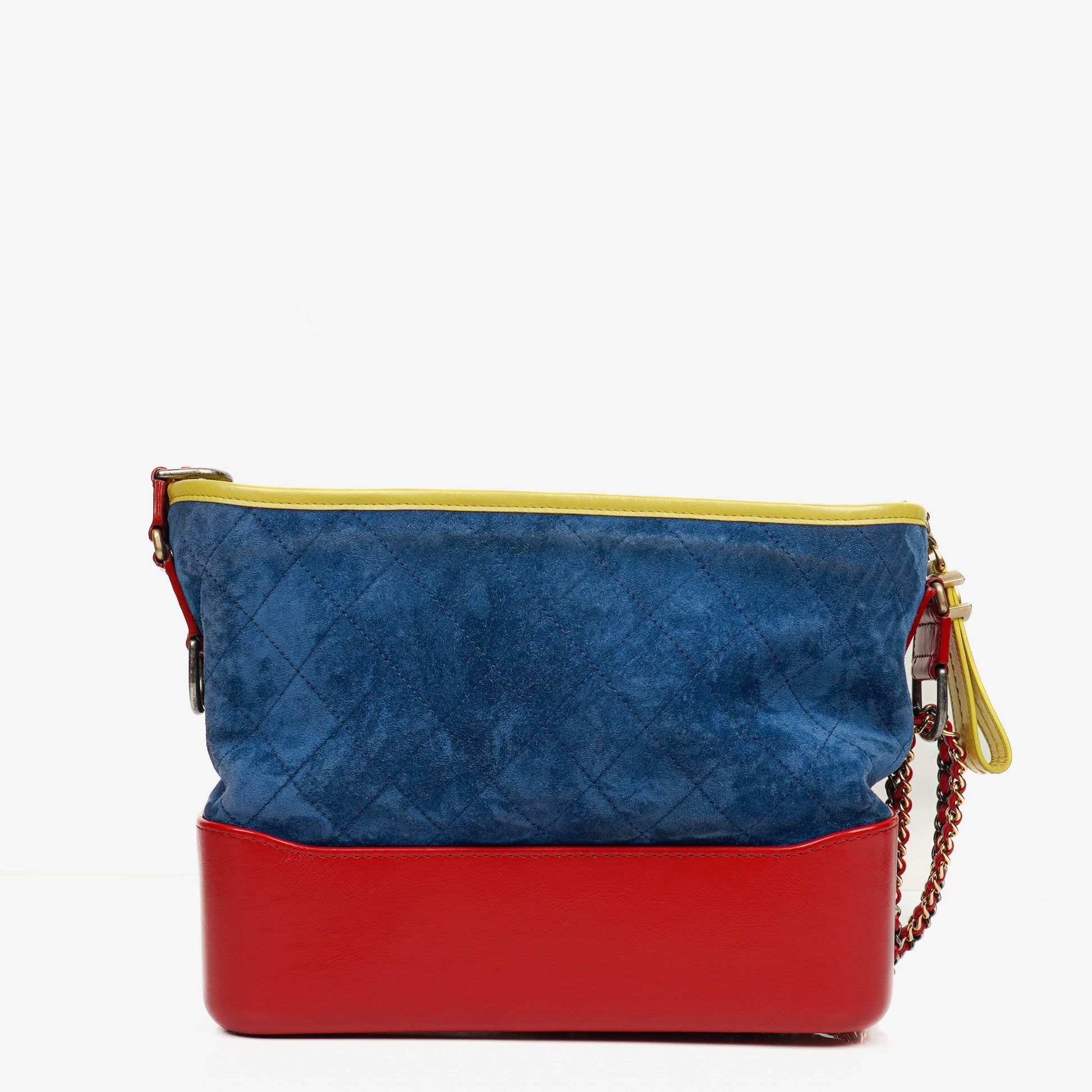 Chanel Gabrielle Medium Hobo Bag aus multicolor gestepptem Wildleder und Leder