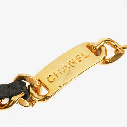 Chanel Coco Mark Kettengürtel aus Leder