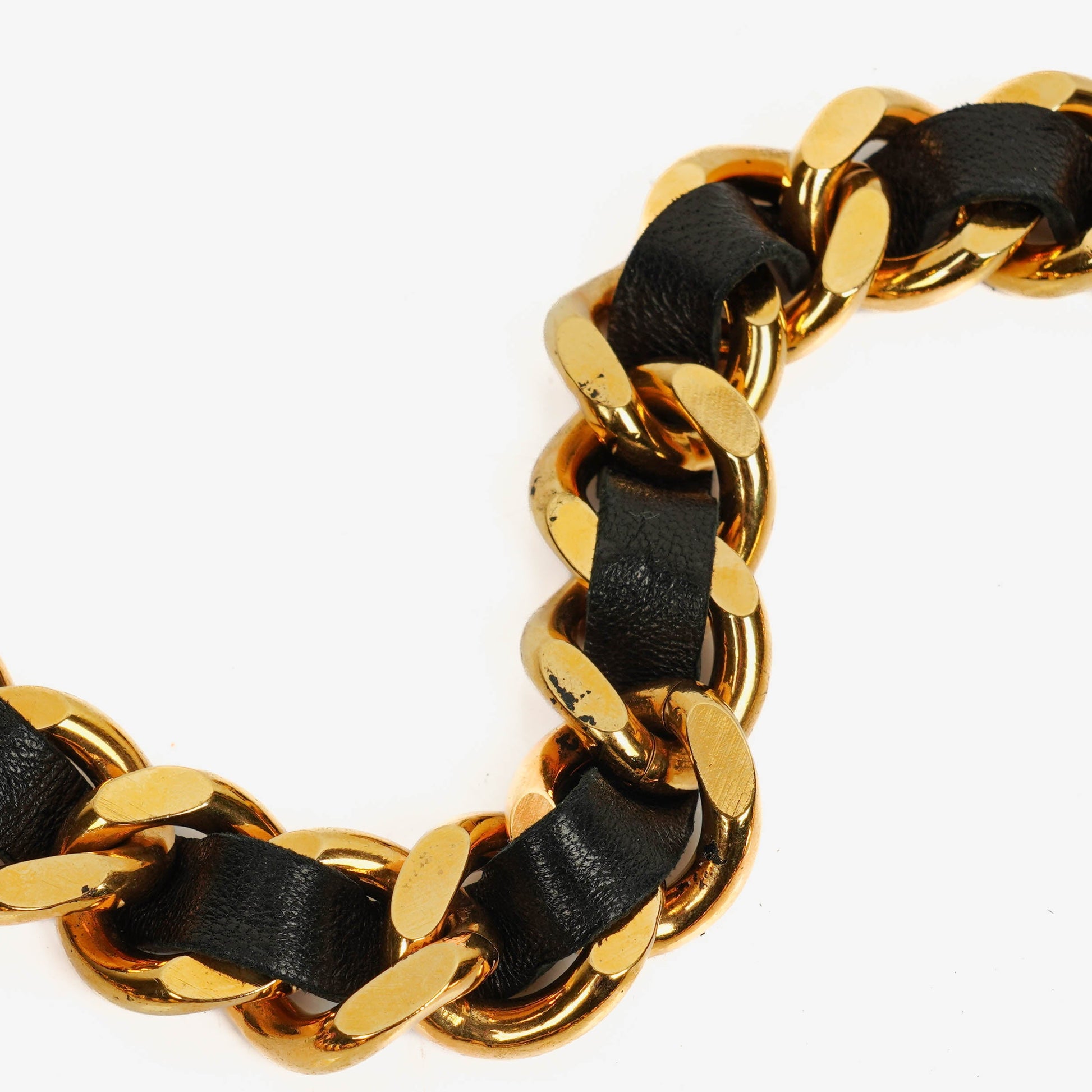 Chanel Coco Mark Kettengürtel aus Leder