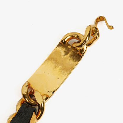 Chanel Coco Mark Kettengürtel aus Leder