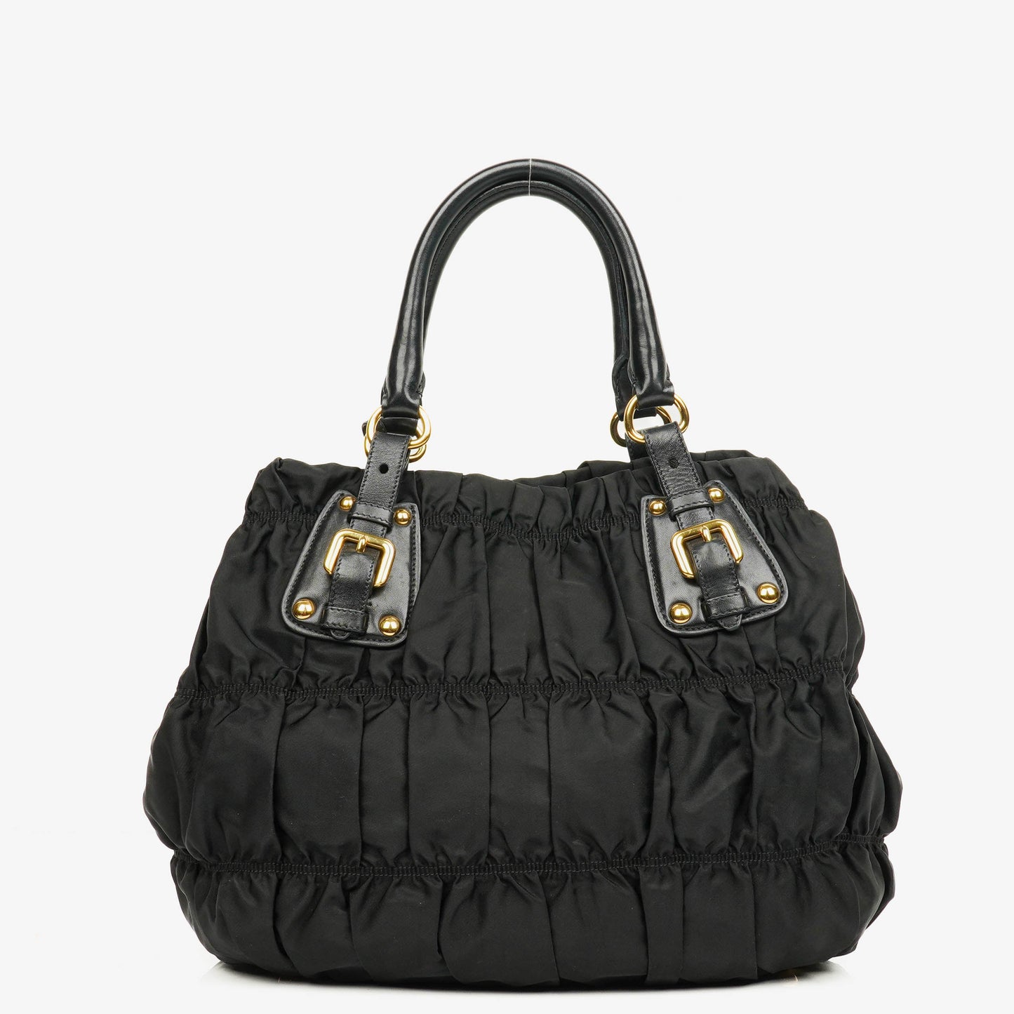 Prada Tessuto Gaufre Tasche aus schwarzem Nylon