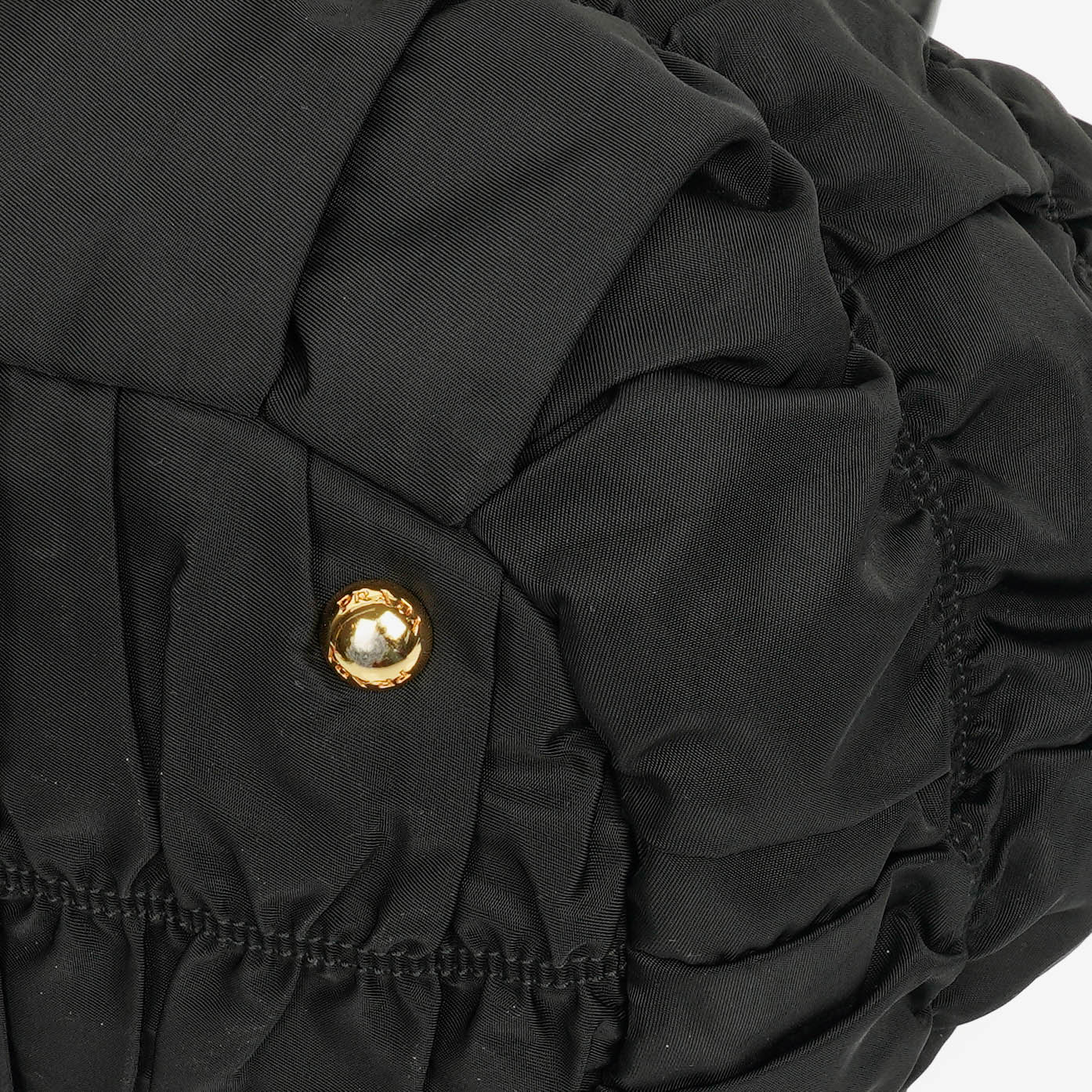 Prada Tessuto Gaufre Tasche aus schwarzem Nylon