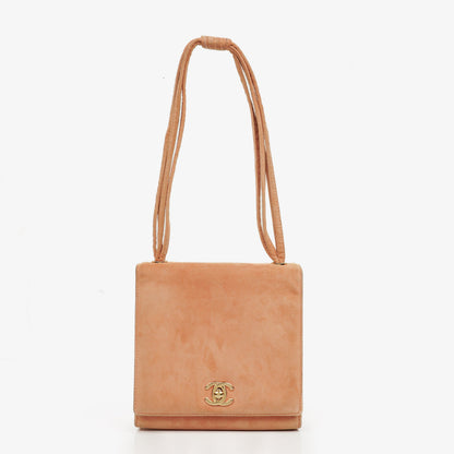 Chanel Mini Square Flap Tasche aus Wildleder