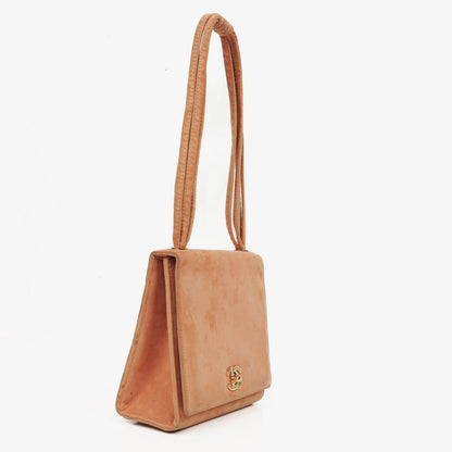 Chanel Mini Square Flap Tasche aus Wildleder
