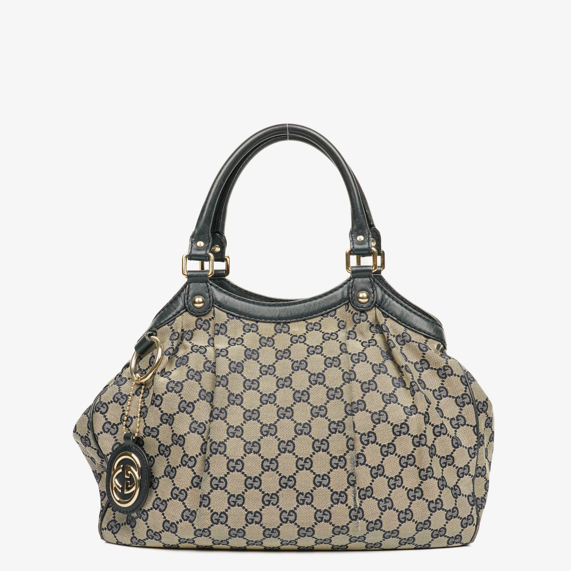 Gucci Sukey Schulter-Hobo-Tasche aus Monogram Canvas