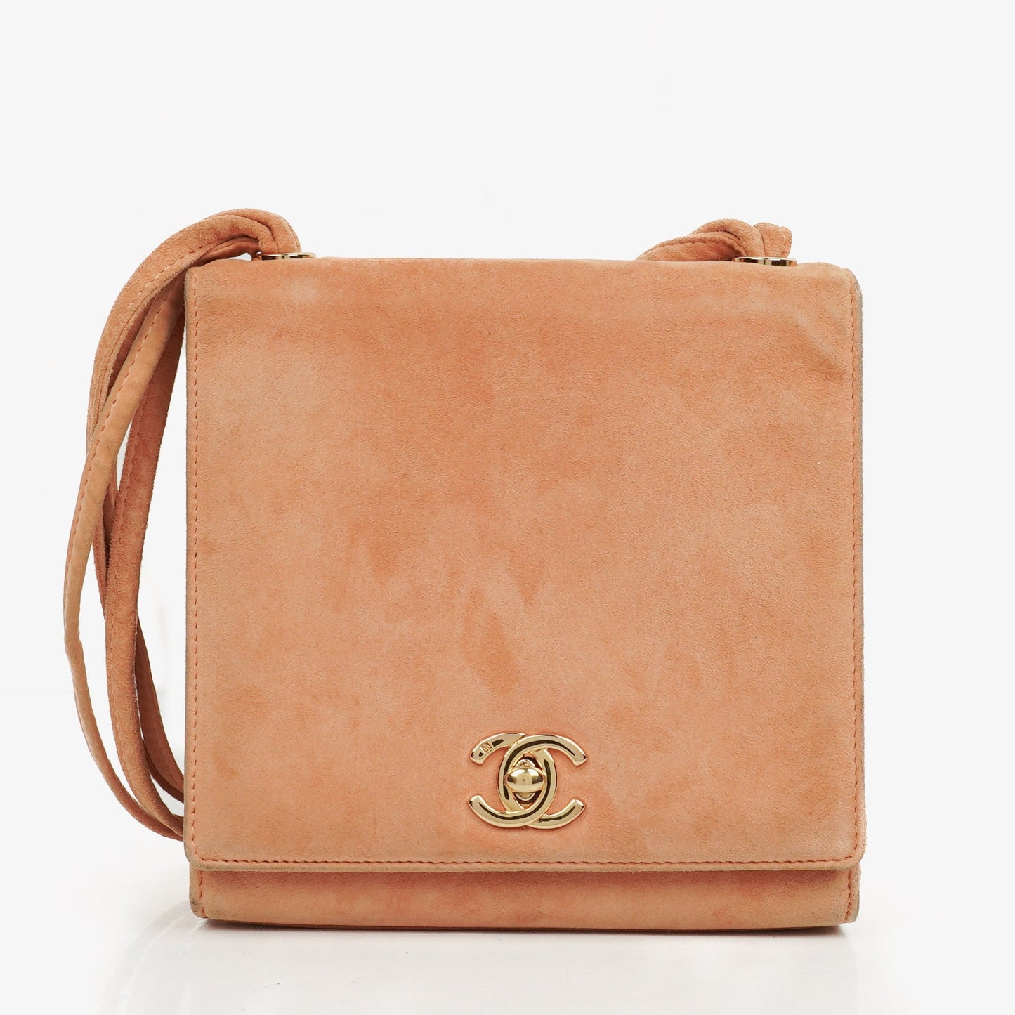 Chanel Mini Square Flap Tasche aus Wildleder