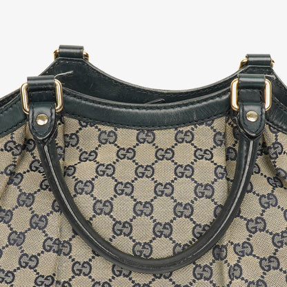 Gucci Sukey Schulter-Hobo-Tasche aus Monogram Canvas