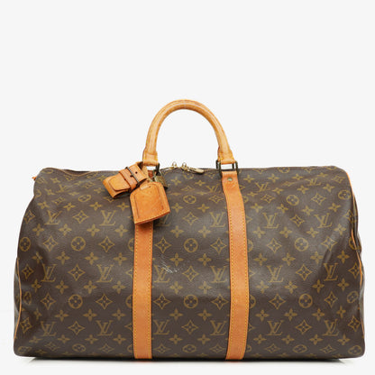 Louis Vuitton Keepall 50 Reisetasche aus Monogram Canvas
