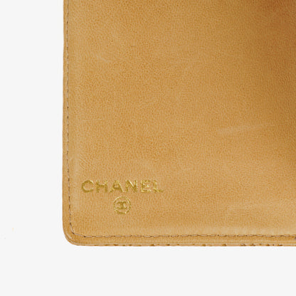 Chanel Timeless Caviar CC Kartenetui Portemonnaie Beige