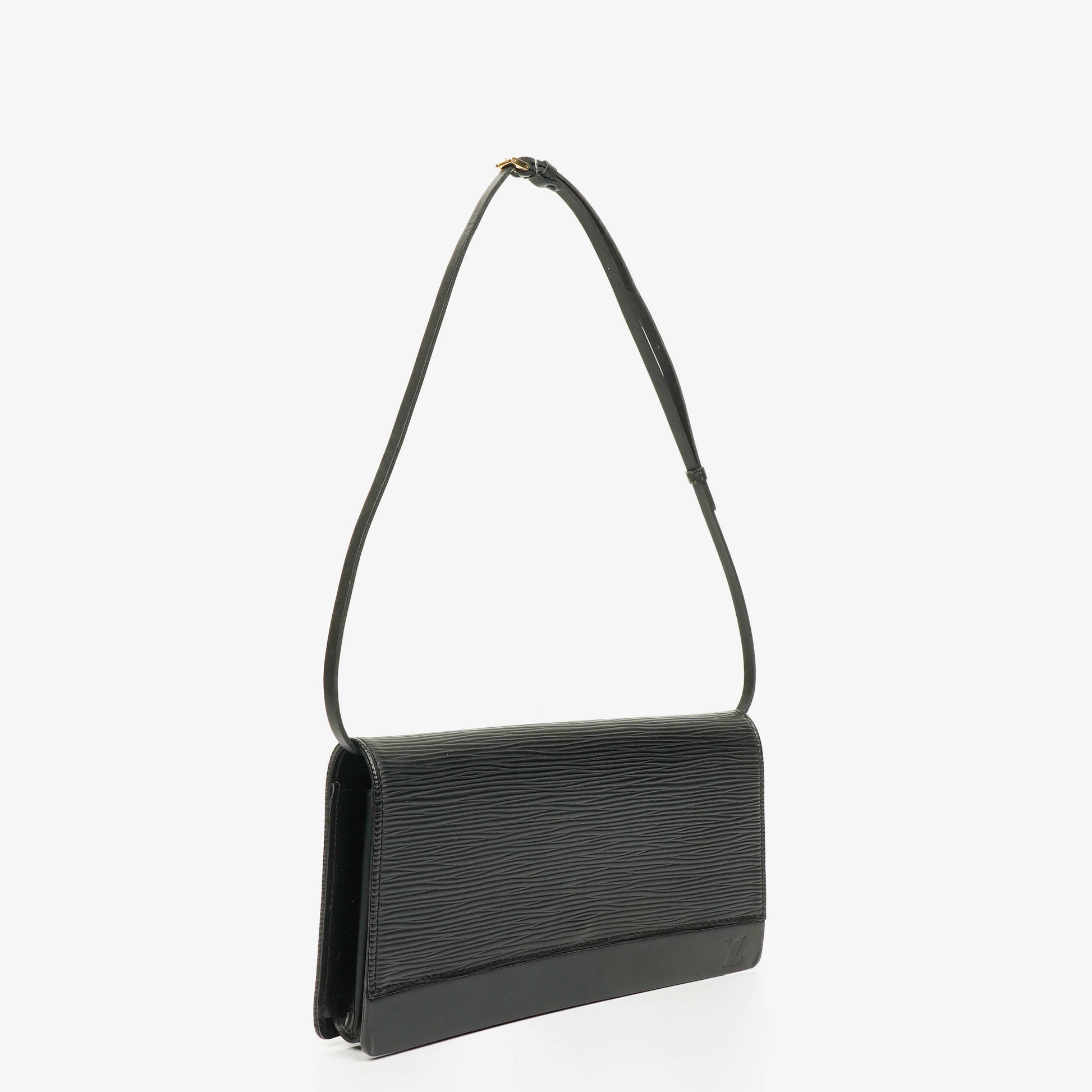 Louis Vuitton Honfleur Tasche aus schwarzem Epi-Leder