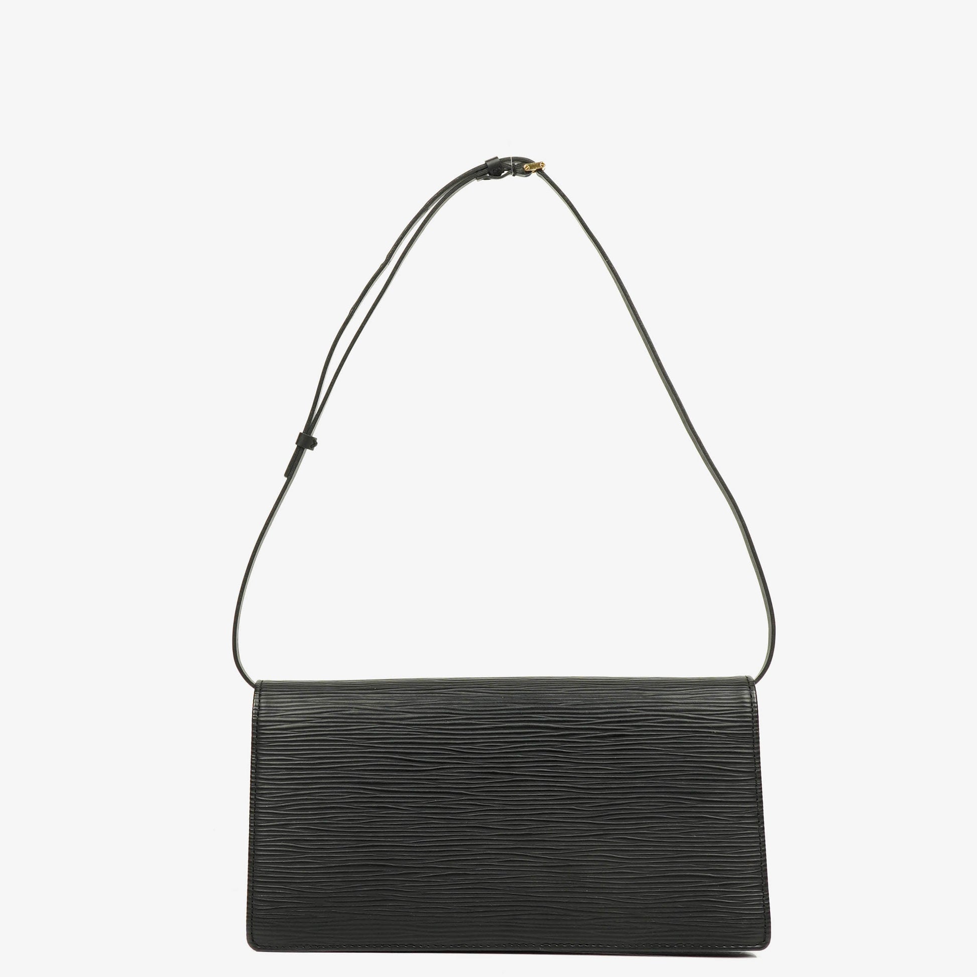 Louis Vuitton Honfleur Tasche aus schwarzem Epi-Leder