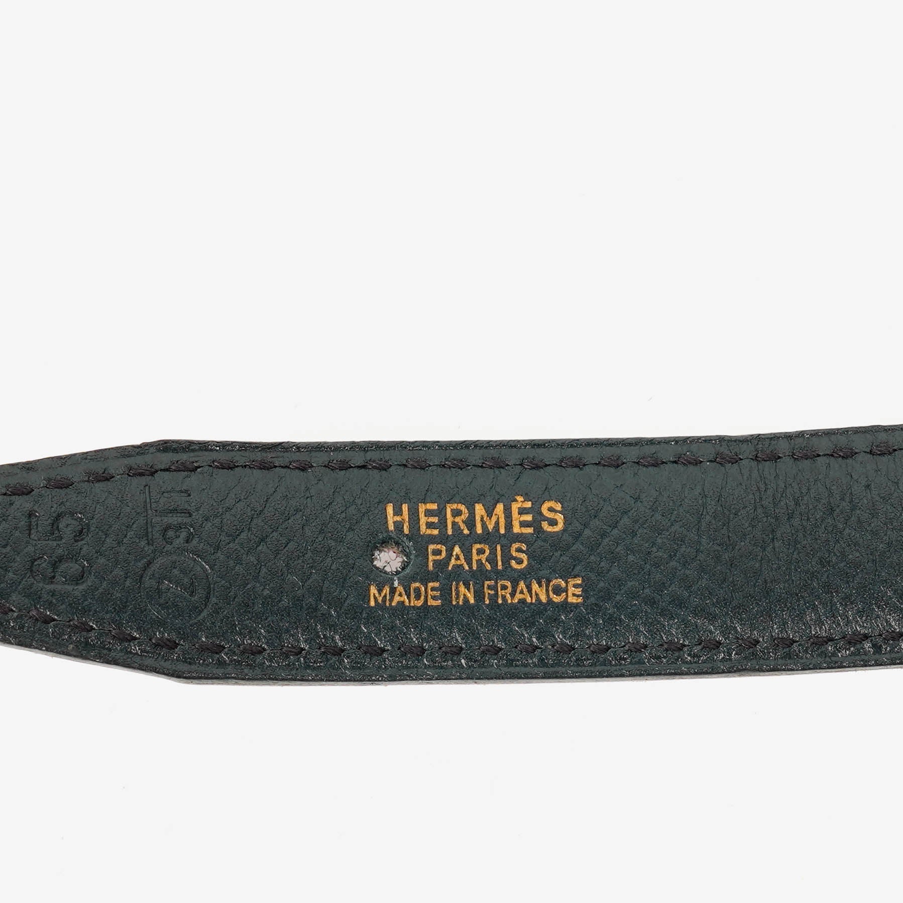 Hermès Constance 20 mm Gürtel 65 aus Box- und Courchevel-Leder