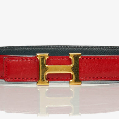 Hermès Constance 20 mm Gürtel 65 aus Box- und Courchevel-Leder
