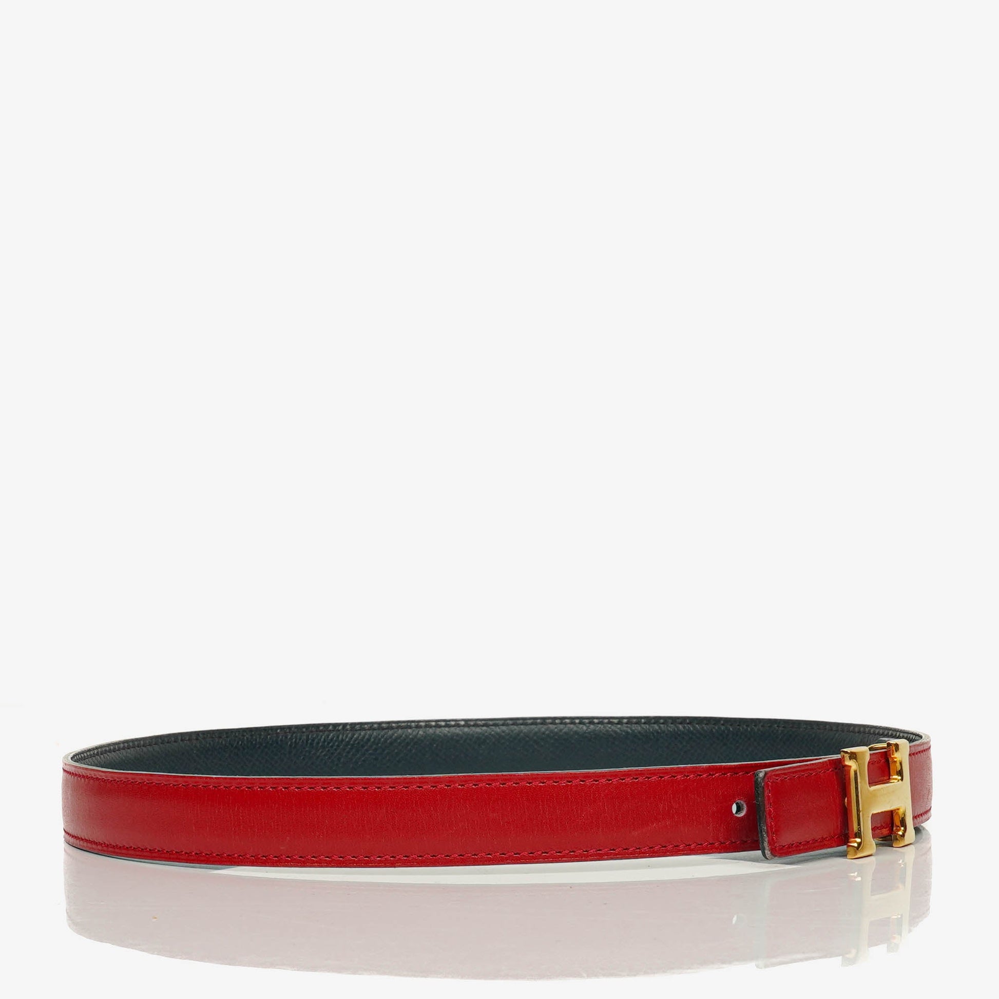 Hermès Constance 20 mm Gürtel 65 aus Box- und Courchevel-Leder