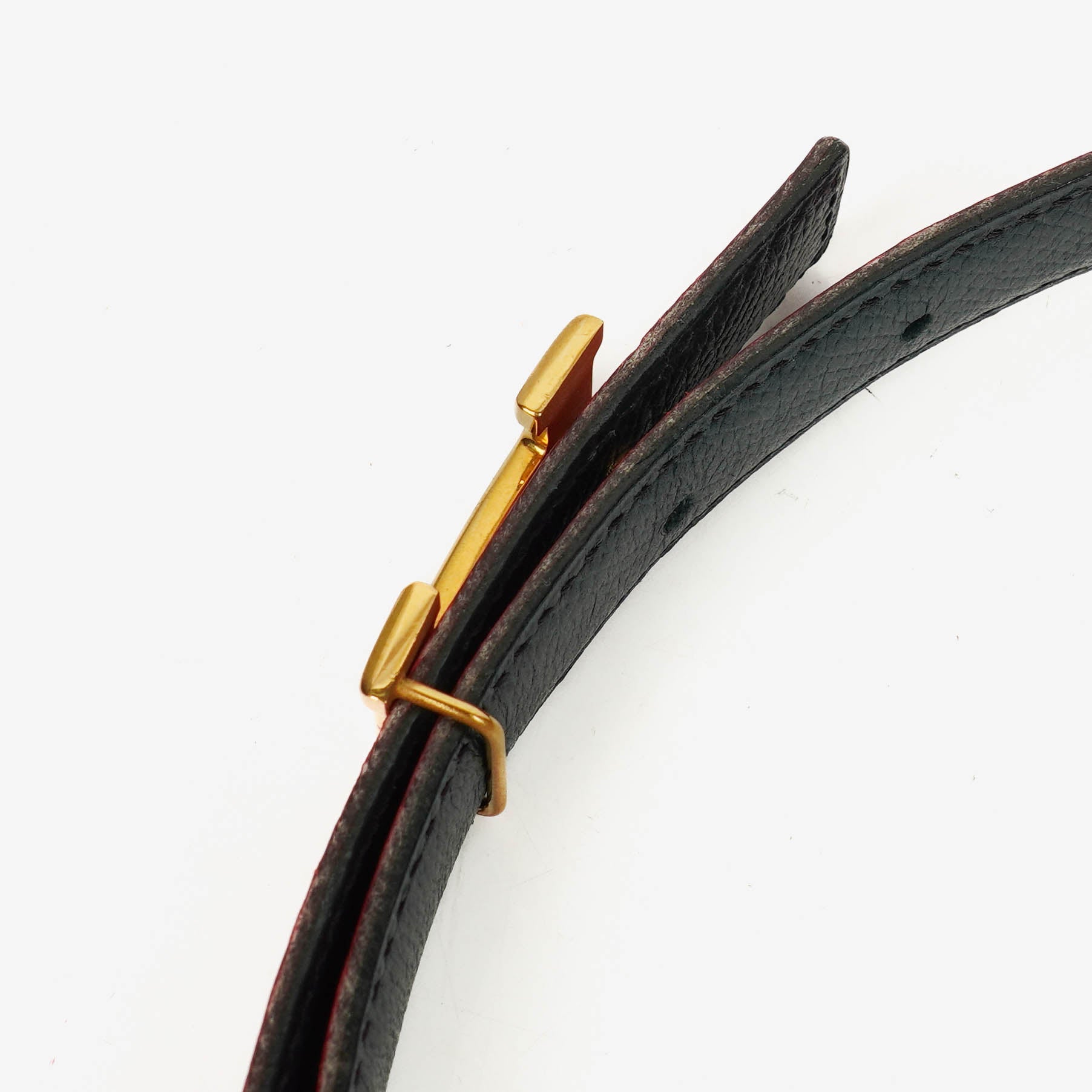 Hermès Constance 20 mm Gürtel 65 aus Box- und Courchevel-Leder