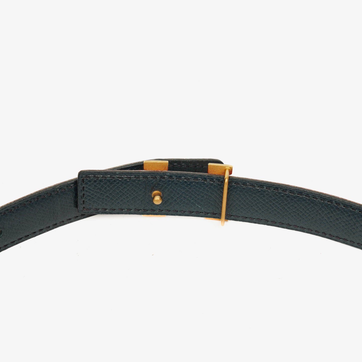 Hermès Constance 20 mm Gürtel 65 aus Box- und Courchevel-Leder