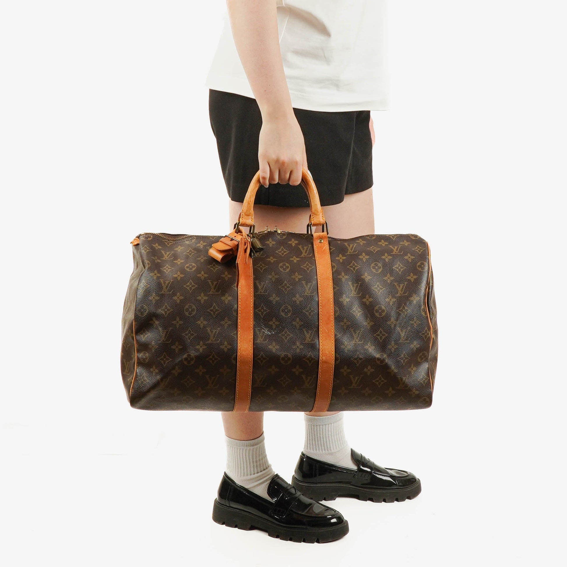 Louis Vuitton Keepall 50 Reisetasche aus Monogram Canvas