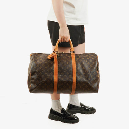 Louis Vuitton Keepall 50 Reisetasche aus Monogram Canvas