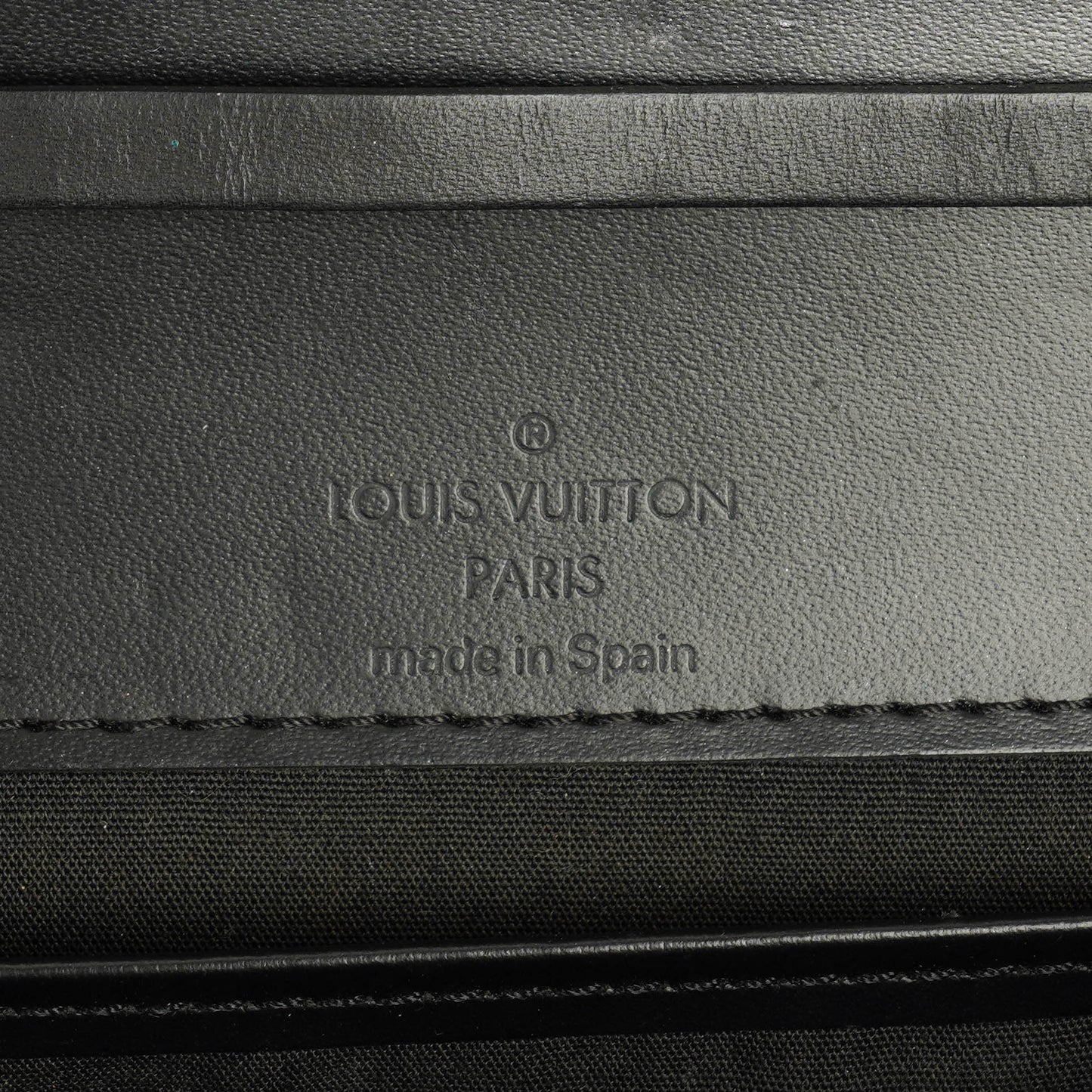 Louis Vuitton Honfleur Tasche aus schwarzem Epi-Leder