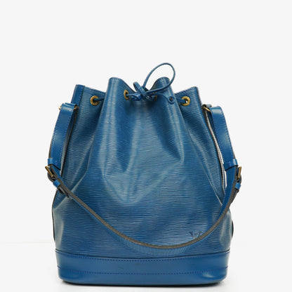 Louis Vuitton Noe Grande GM Schultertasche aus blauem Epi Leder