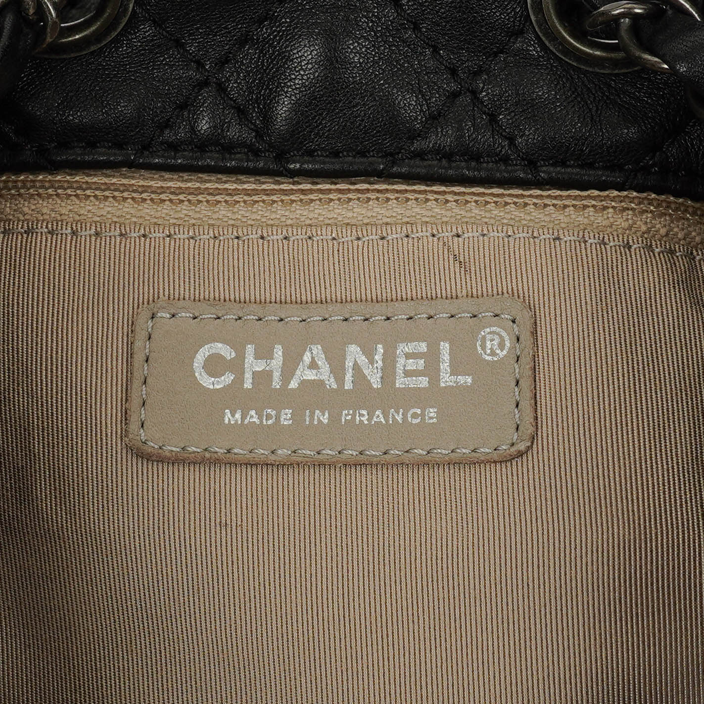 Chanel Patchwork Beuteltasche aus Leder und Wildleder