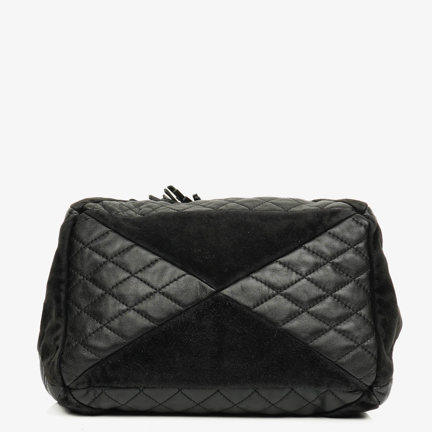 Chanel Patchwork Beuteltasche aus Leder und Wildleder