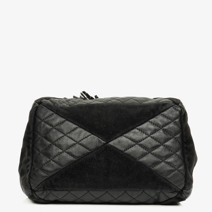 Chanel Patchwork Beuteltasche aus Leder und Wildleder