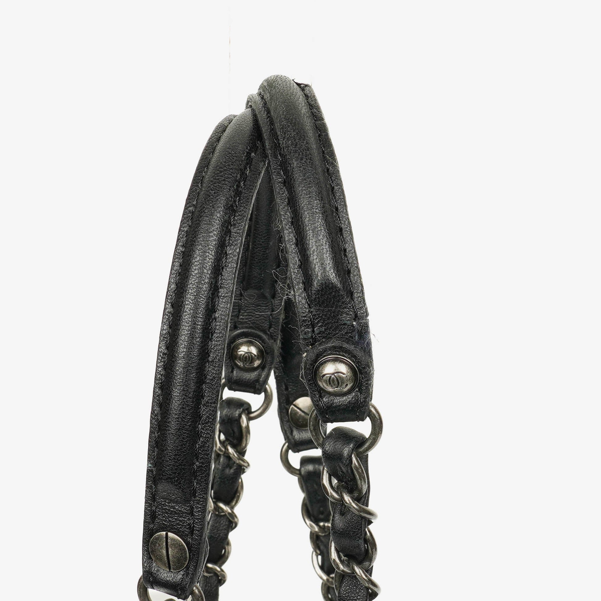Chanel Patchwork Beuteltasche aus Leder und Wildleder