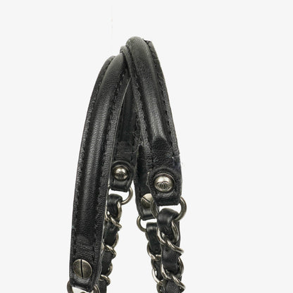 Chanel Patchwork Beuteltasche aus Leder und Wildleder