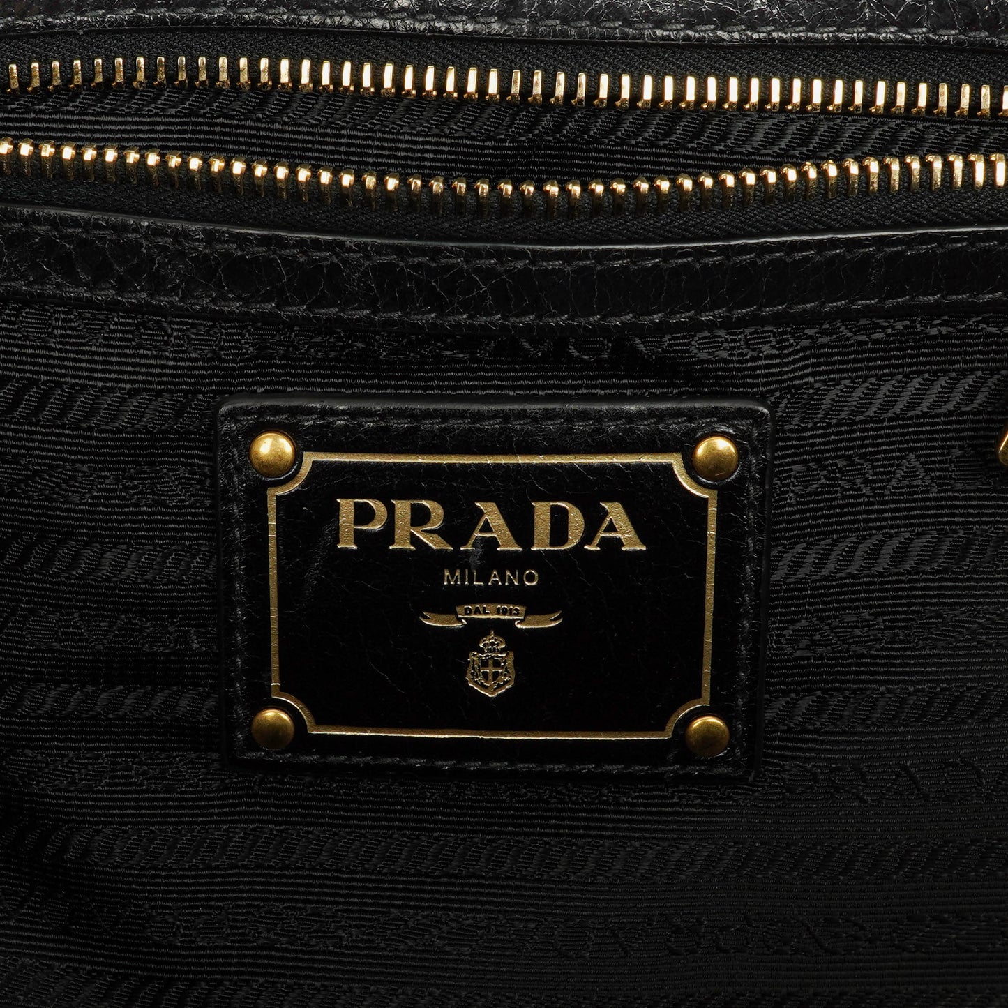 Prada Tasche aus Vitello Shine Leder