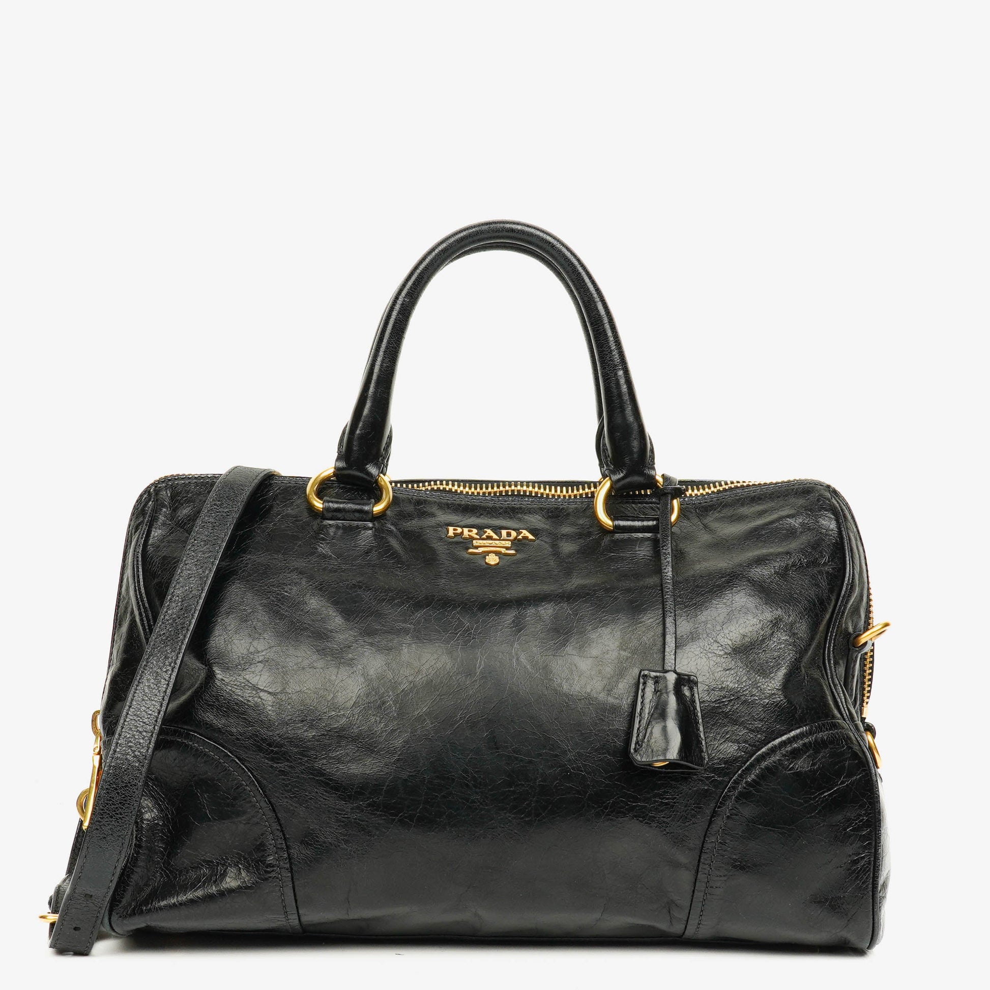 Prada Tasche aus Vitello Shine Leder