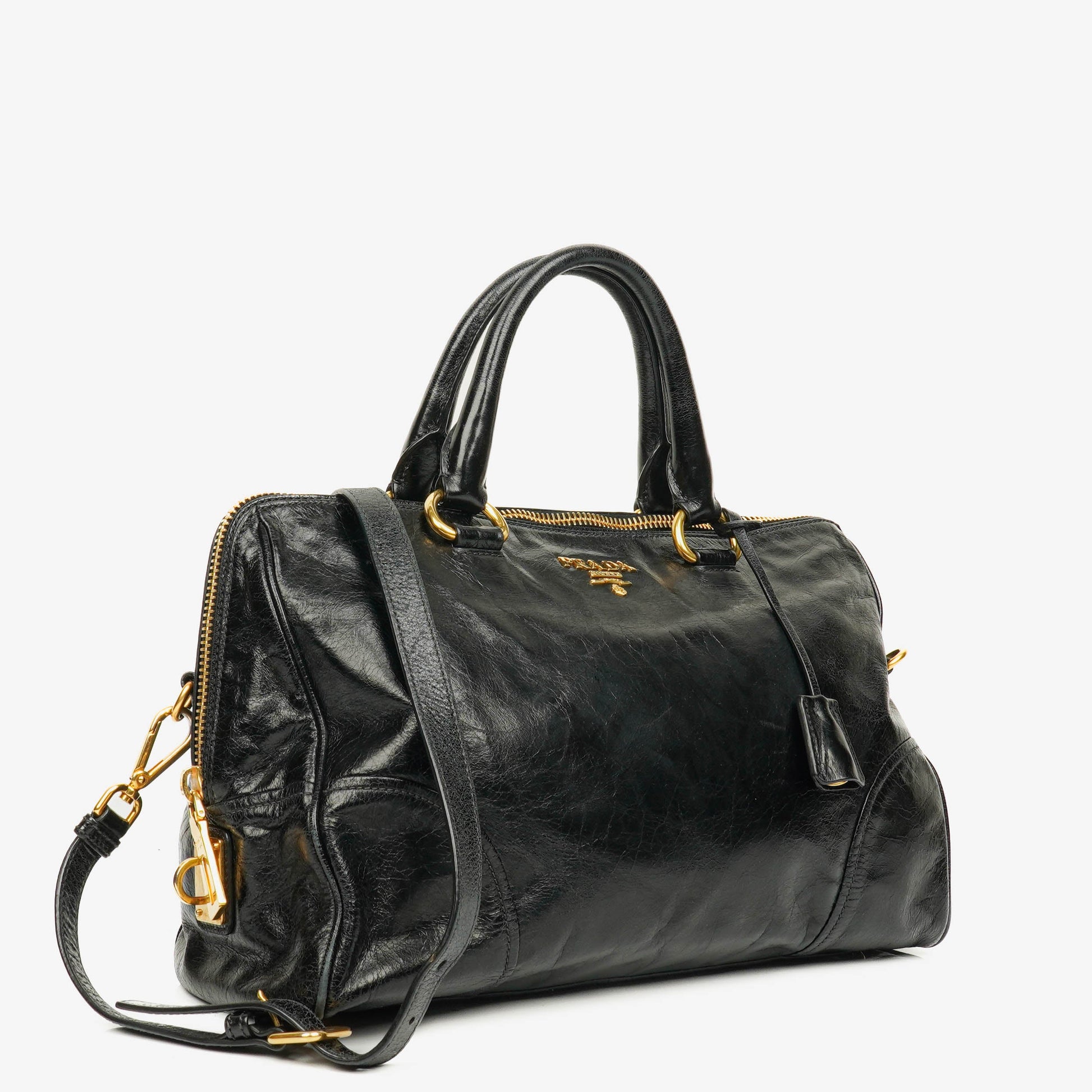 Prada Tasche aus Vitello Shine Leder