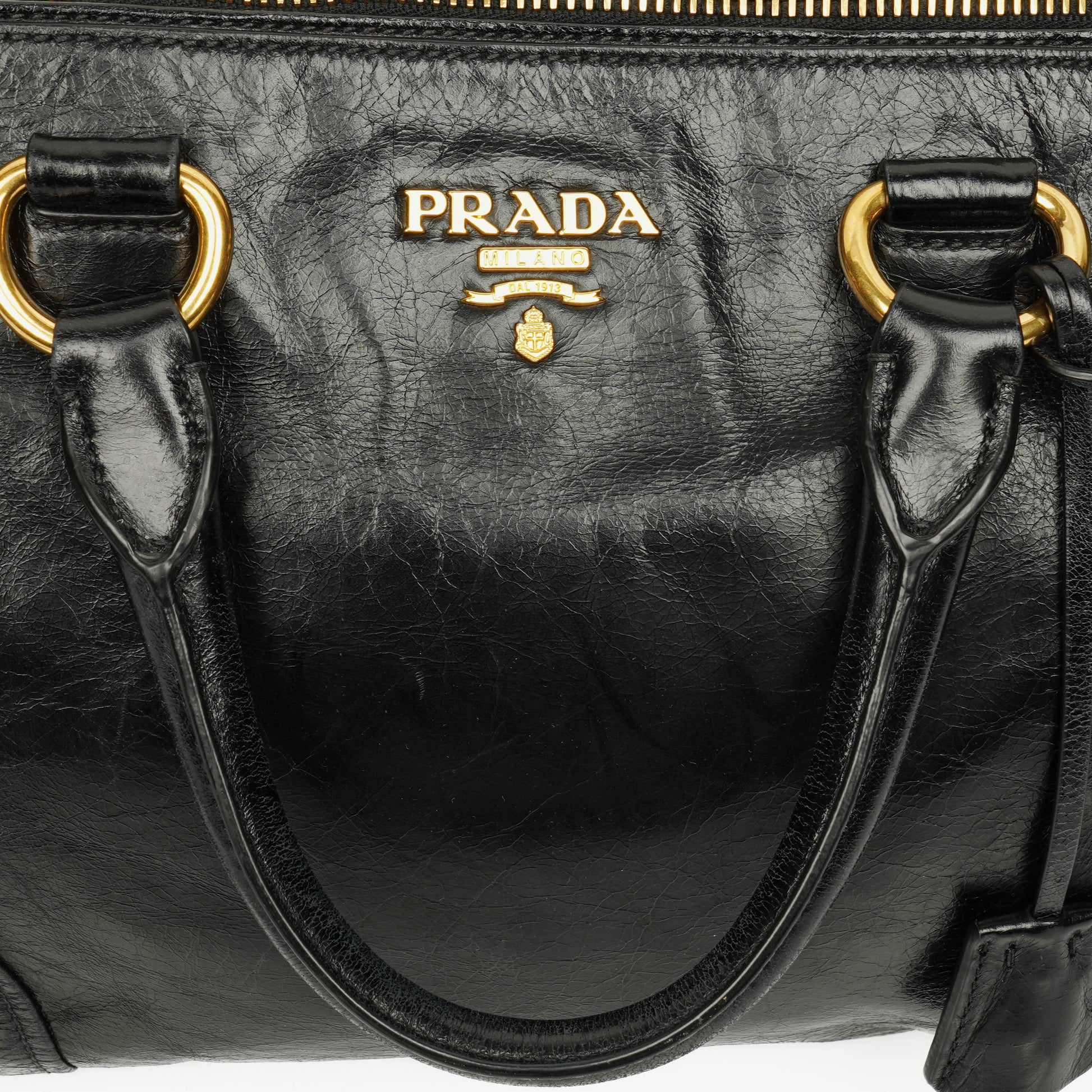 Prada Tasche aus Vitello Shine Leder
