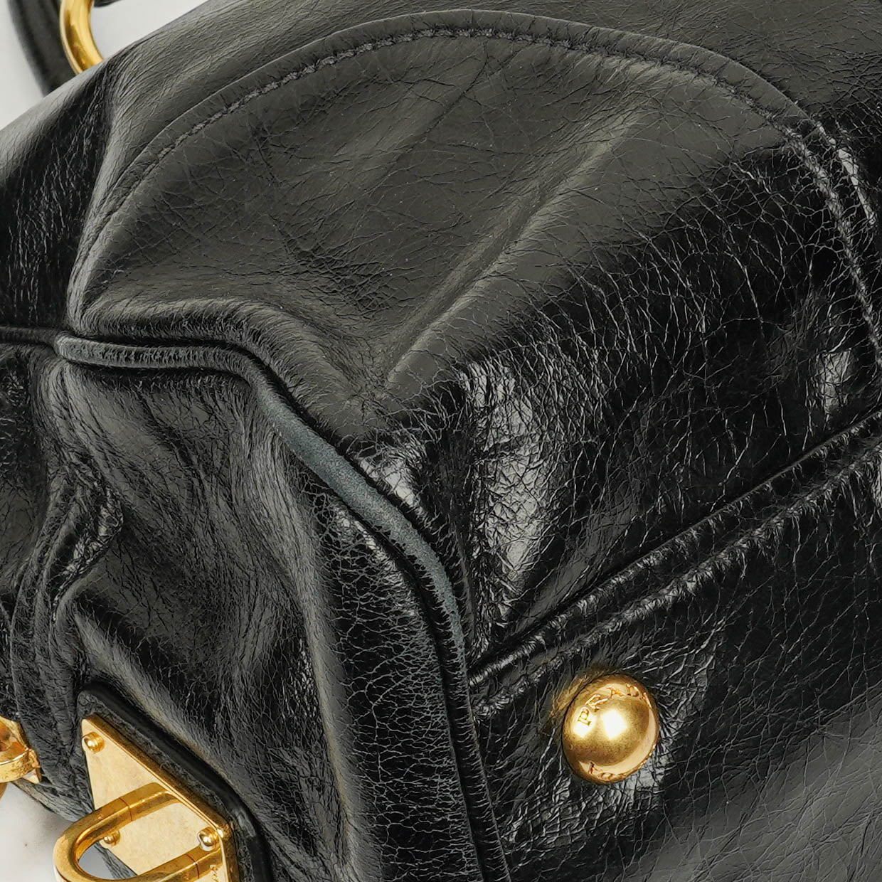 Prada Tasche aus Vitello Shine Leder