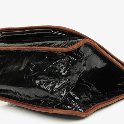 Chanel Chocolate Bar gesteppte Tote aus Lackleder