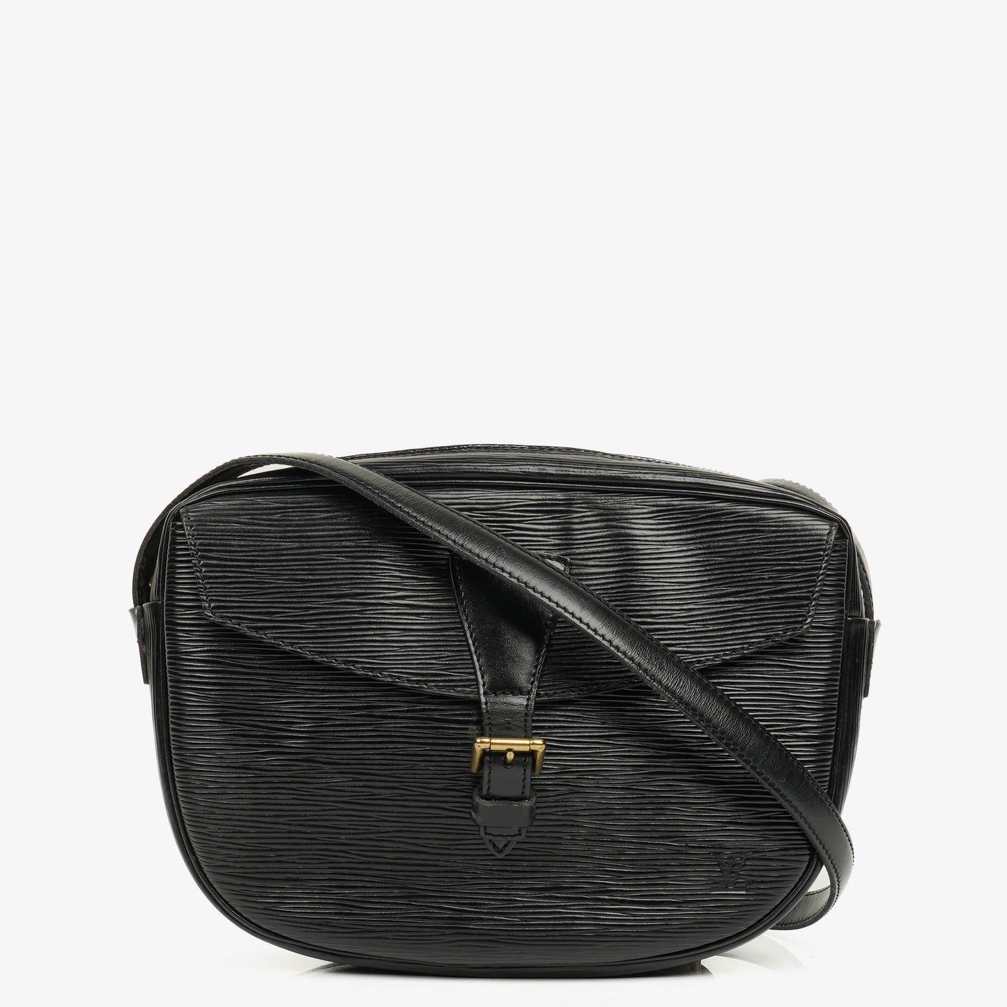 Louis Vuitton Jeune Fille MM Crossbody-Tasche aus schwarzem Epi Leder
