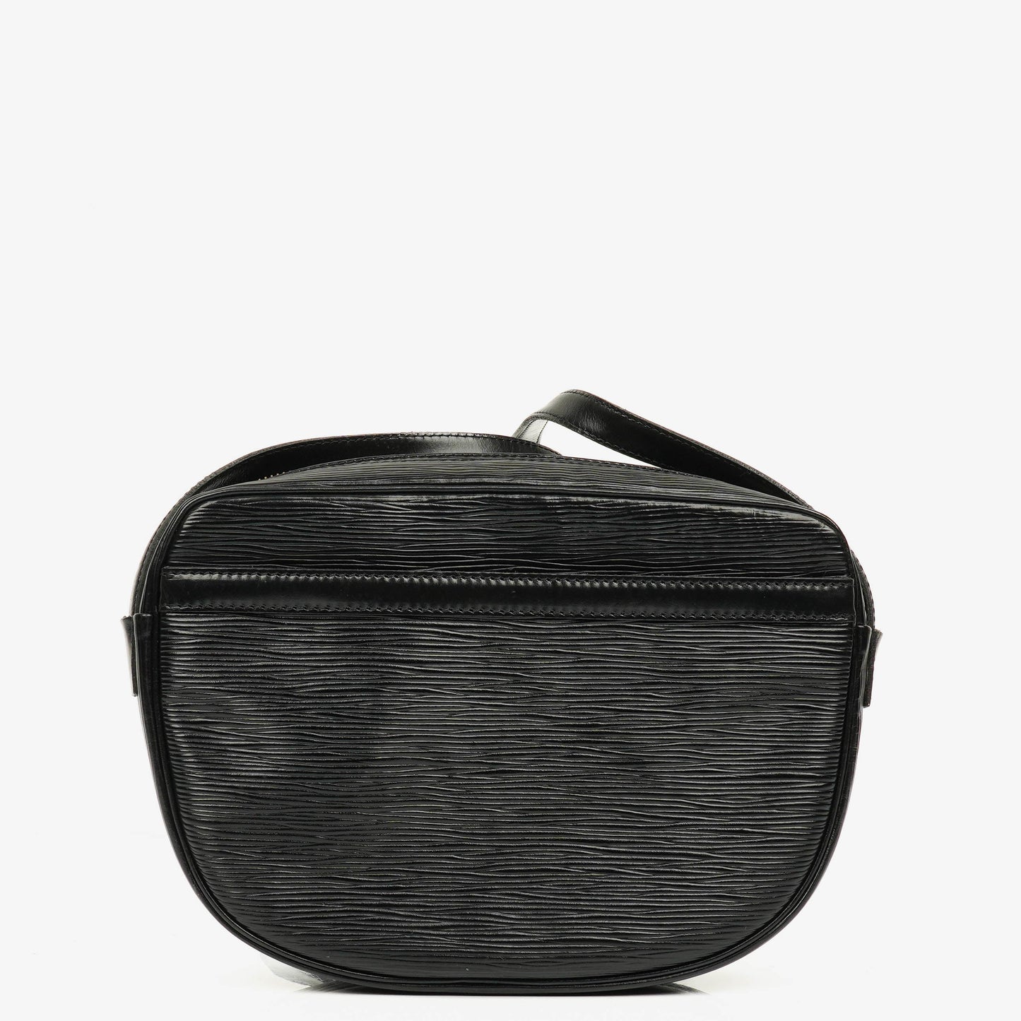 Louis Vuitton Jeune Fille MM Crossbody-Tasche aus schwarzem Epi Leder