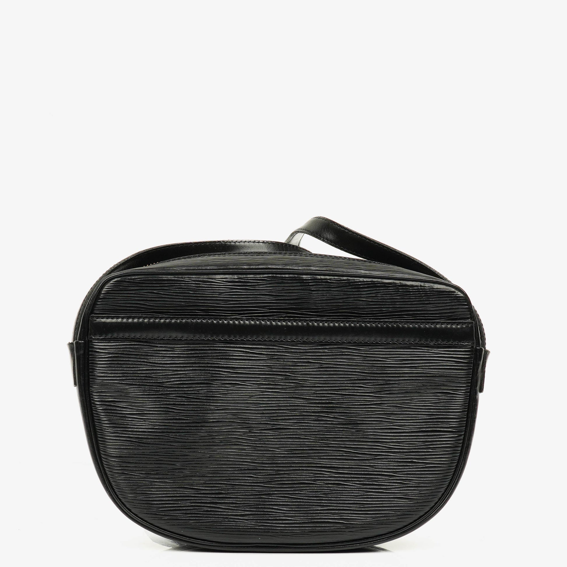 Louis Vuitton Jeune Fille MM Crossbody-Tasche aus schwarzem Epi Leder