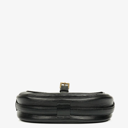 Louis Vuitton Jeune Fille MM Crossbody-Tasche aus schwarzem Epi Leder
