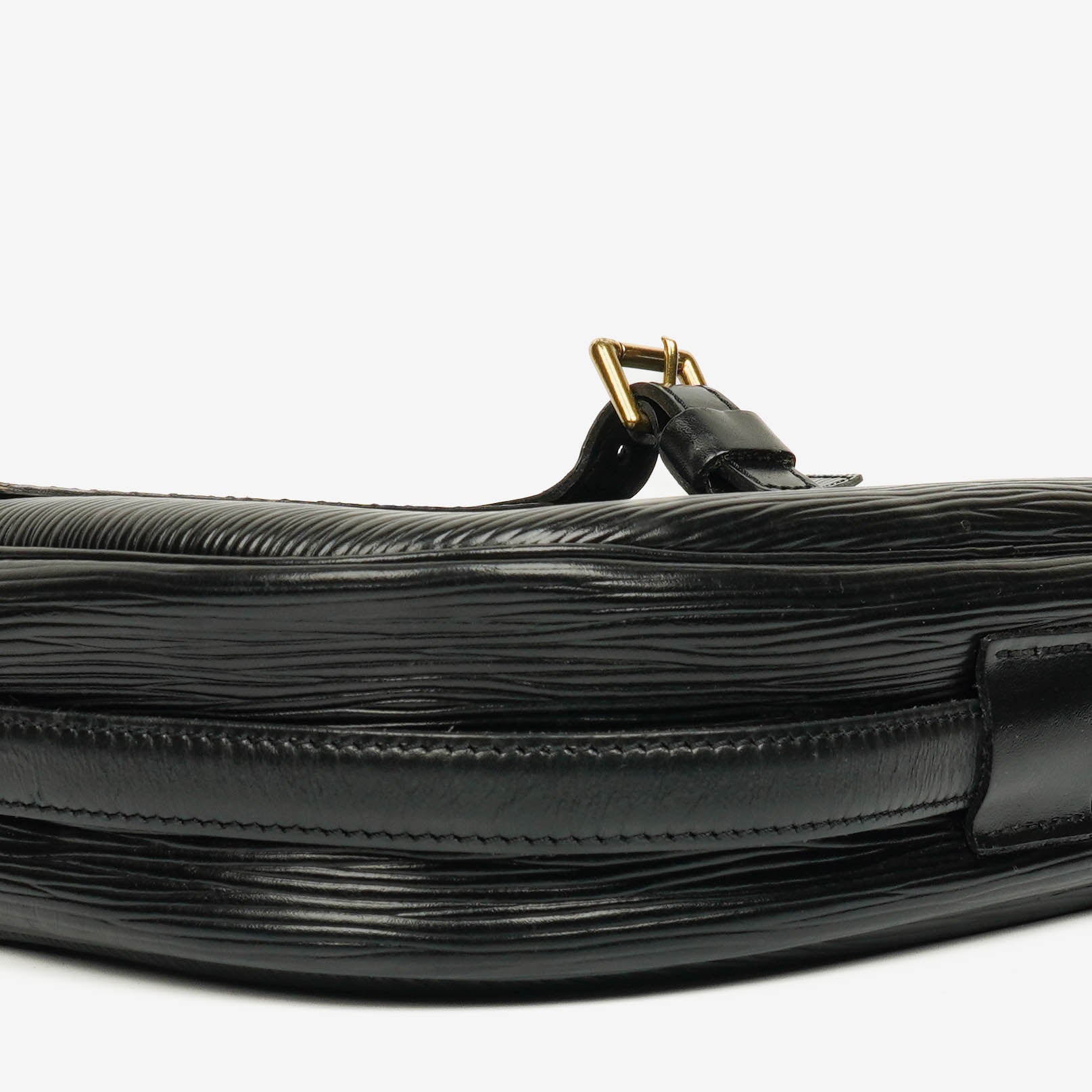 Louis Vuitton Jeune Fille MM Crossbody-Tasche aus schwarzem Epi Leder
