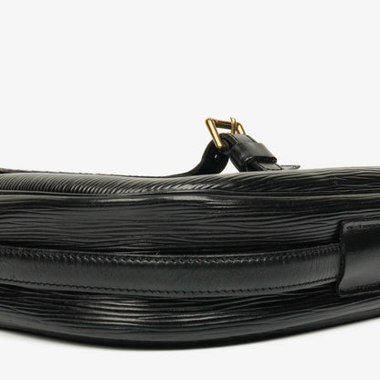 Louis Vuitton Jeune Fille MM Crossbody-Tasche aus schwarzem Epi Leder