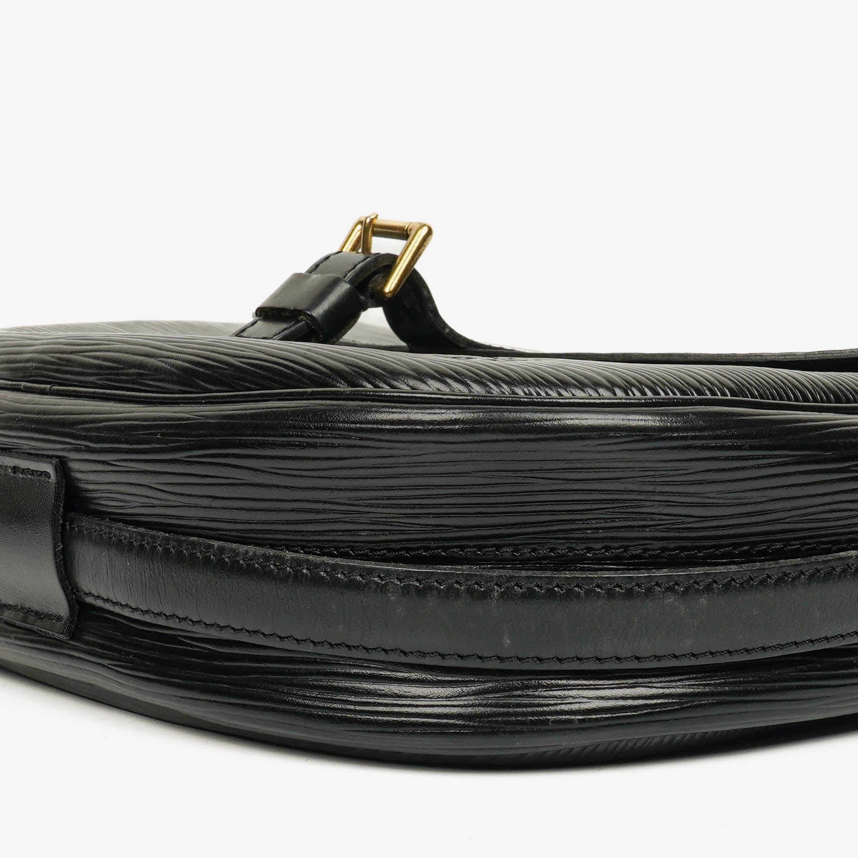 Louis Vuitton Jeune Fille MM Crossbody-Tasche aus schwarzem Epi Leder